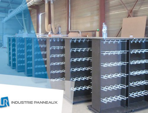 Meuble PLV pour un industriel du textile